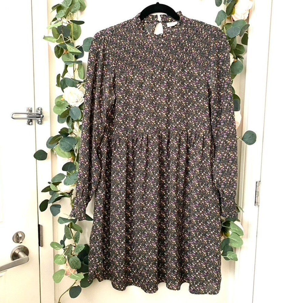 JACQUELINE DE YONG Floral Long Sleeve Dress